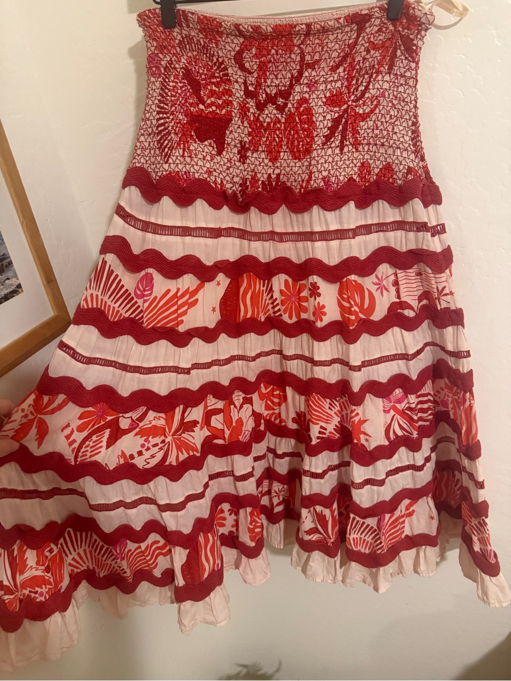 Farm Rio Tiles Printed Skirt and Top Set - Picture 9 of 16